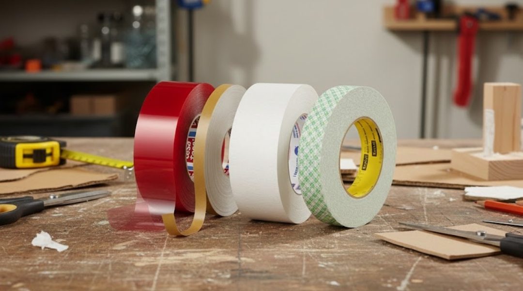 Our lineup of double-sided tapes, double-sided paper, double-Sided Foam, double-sded vinyl, and double-sided polyester